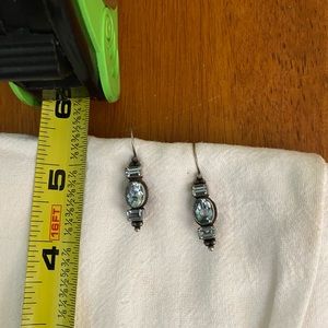 Blue topaz earrings